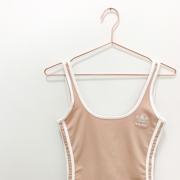 adidas Tops - ADIDAS TAN/NUDE BODYSUIT, SIZE S